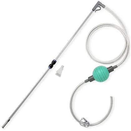 Aquarium tools kit including tweezers scissors gravel cleaner and maintenance tools